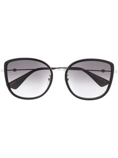 Gucci Eyewear солнцезащитные очки Sonnenrille в оправе кошачий глаз