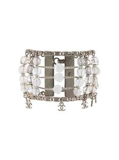 Chanel Pre-Owned браслет-кафф 2000-х годов с бисером