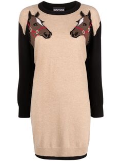 Boutique Moschino платье с принтом
