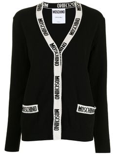 Moschino кардиган с логотипом