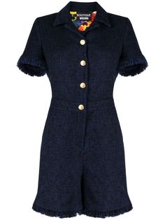 Boutique Moschino твидовый комбинезон