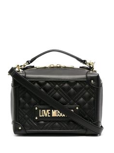 Love Moschino стеганая сумка-тоут с логотипом