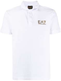 Ea7 Emporio Armani рубашка поло с логотипом