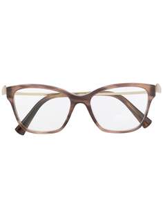 Bvlgari очки в квадратной оправе черепаховой расцветки