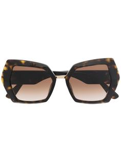 Dolce & Gabbana Eyewear солнцезащитные очки в оправе черепаховой расцветки