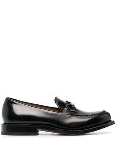 Salvatore Ferragamo мокасины с декором Gancini