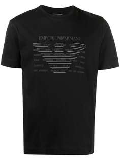 Emporio Armani футболка с графичным принтом