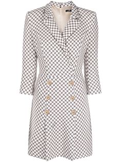 Elisabetta Franchi двубортное платье-блейзер