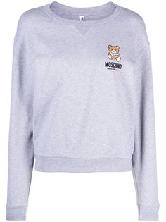 Moschino толстовка с длинными рукавами и логотипом