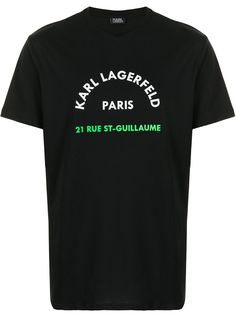 Karl Lagerfeld футболка с логотипом Address