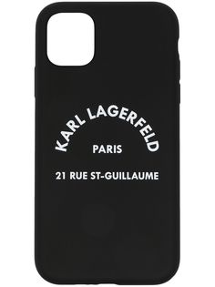 Karl Lagerfeld чехол для iPhone 11 с логотипом