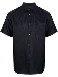 Comme Des Garçons Shirt фактурная рубашка с короткими рукавами
