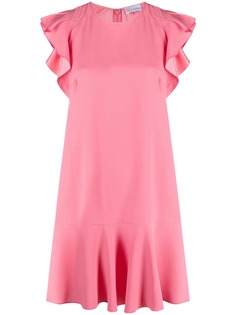 RED Valentino платье с оборками
