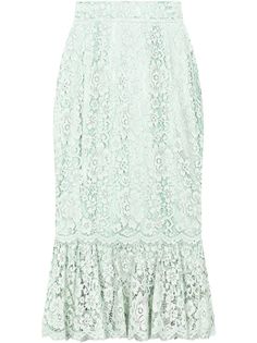Dolce & Gabbana кружевная юбка с оборками