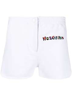 Moschino шорты из джерси с вышитым логотипом
