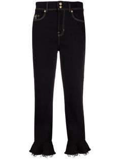 Versace Jeans Couture укороченные джинсы