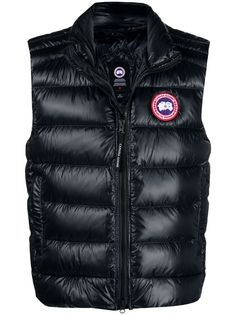 Canada Goose стеганый жилет с нашивкой-логотипом
