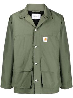 Carhartt WIP куртка рубашка с карманами карго