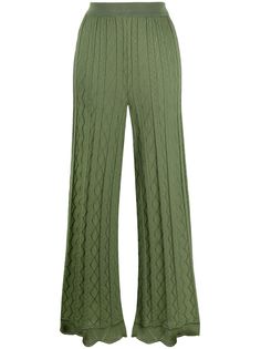 M Missoni расклешенные брюки
