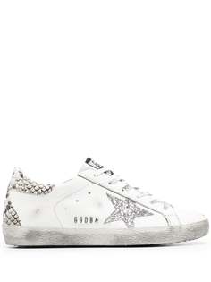 Golden Goose кеды с нашивками