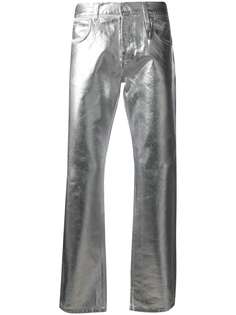 1017 ALYX 9SM узкие джинсы с эффектом металлик
