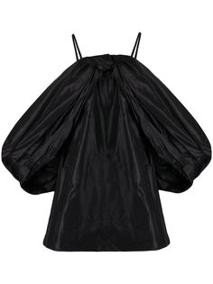 Simone Rocha драпированное платье мини с открытыми плечами