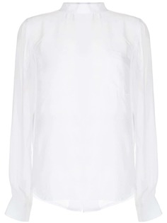 Comme Des Garçons Comme Des Garçons прозрачная блузка с завязками