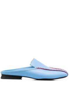 Camper мюли с контрастной строчкой