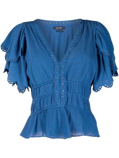 Isabel Marant блузка с люверсами