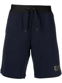 Ea7 Emporio Armani спортивные шорты с кулиской и логотипом