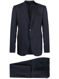Emporio Armani костюм-двойка с однобортным пиджаком