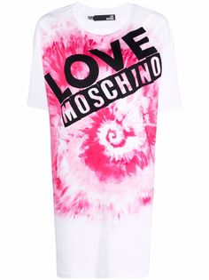 Love Moschino платье-футболка с логотипом