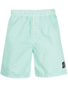 Stone Island плавки-шорты с логотипом