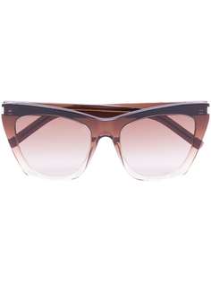 Saint Laurent Eyewear солнцезащитные очки Kate с градиентными линзами
