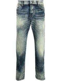 Diesel джинсы D-Kras кроя слим с эффектом потертости