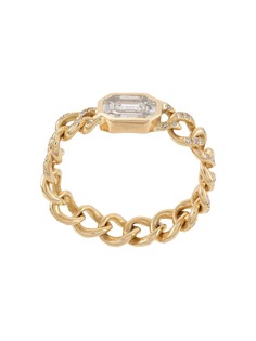 SHAY кольцо Illusion из желтого золота с бриллиантами