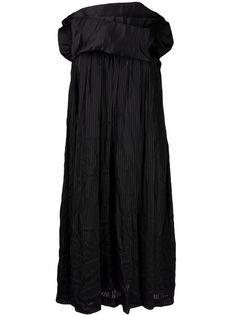 Comme Des Garçons драпированное платье без рукавов