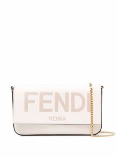 Fendi клатч с логотипом