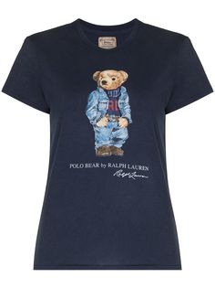 Polo Ralph Lauren футболка Denim Bear с принтом