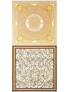 Burberry шарф с принтом Montage