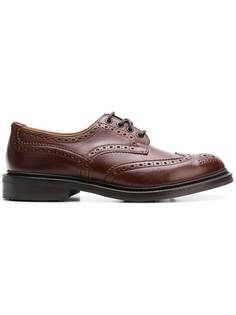 Trickers punch-hole derby shoes