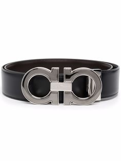 Salvatore Ferragamo двусторонний ремень Gancini