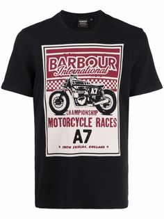 Barbour футболка Legendary A7 с графичным принтом