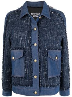 Boutique Moschino джинсовая куртка на пуговицах