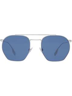 Burberry солнцезащитные очки в геометричной оправе