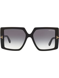 TOM FORD Eyewear солнцезащитные очки в массивной оправе с градиентными линзами