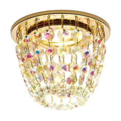 Встраиваемый светильник Ambrella light Crystal K2075 G/PR