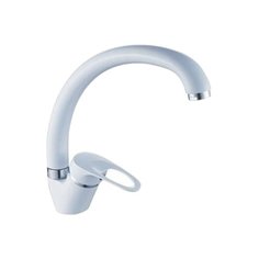 Смеситель для кухни (мойки) Cron CN4113-8 однорычажный белый