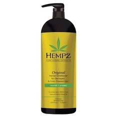 Hempz кондиционер Original Herbal растительный для поврежденных окрашенных волос, 1000 мл