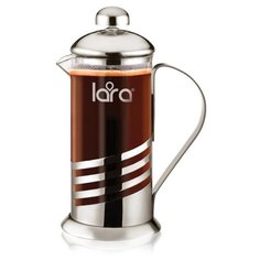 Френч-пресс LARA LR06-41 (0.6 л) серебристый